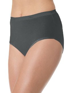 Hanes Women's No Ride Up Cotton Bikini 6-Pack