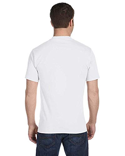 Hanes Men's Tagless ComfortSoft Crewneck T-Shirt (Pack Of 5) (White, Small (Chest 34"-36"))