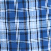 Hanes Men's Tag Free Comfort Flex Plaid Pajama Lounge Pant, XLarge, Blue/White Plaid