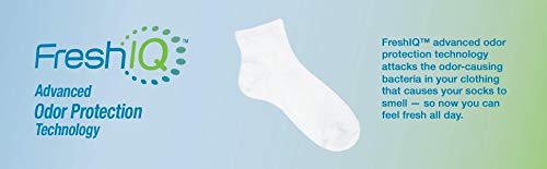 Hanes Men's Big & Tall ComfortBlend Max Cushion Crew Socks (Shoe Size: 12-14)