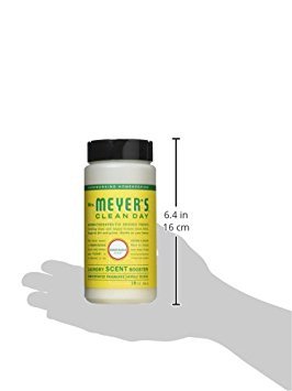 MRS. MEYER'S CLEAN DAY Laundry Booster, Pair with Liquid Laundry Detergent Or Detergent Pods, Honeysuckle, 18 oz