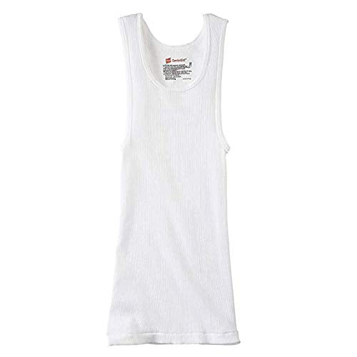 Hanes Boys Red Label White A-Shirt Style # B3723 B3723 M White