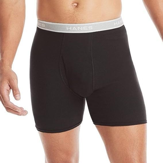 Hanes Ultimate Men's Tagless Boxer Briefs 5-Pack, Multi, X-Large
