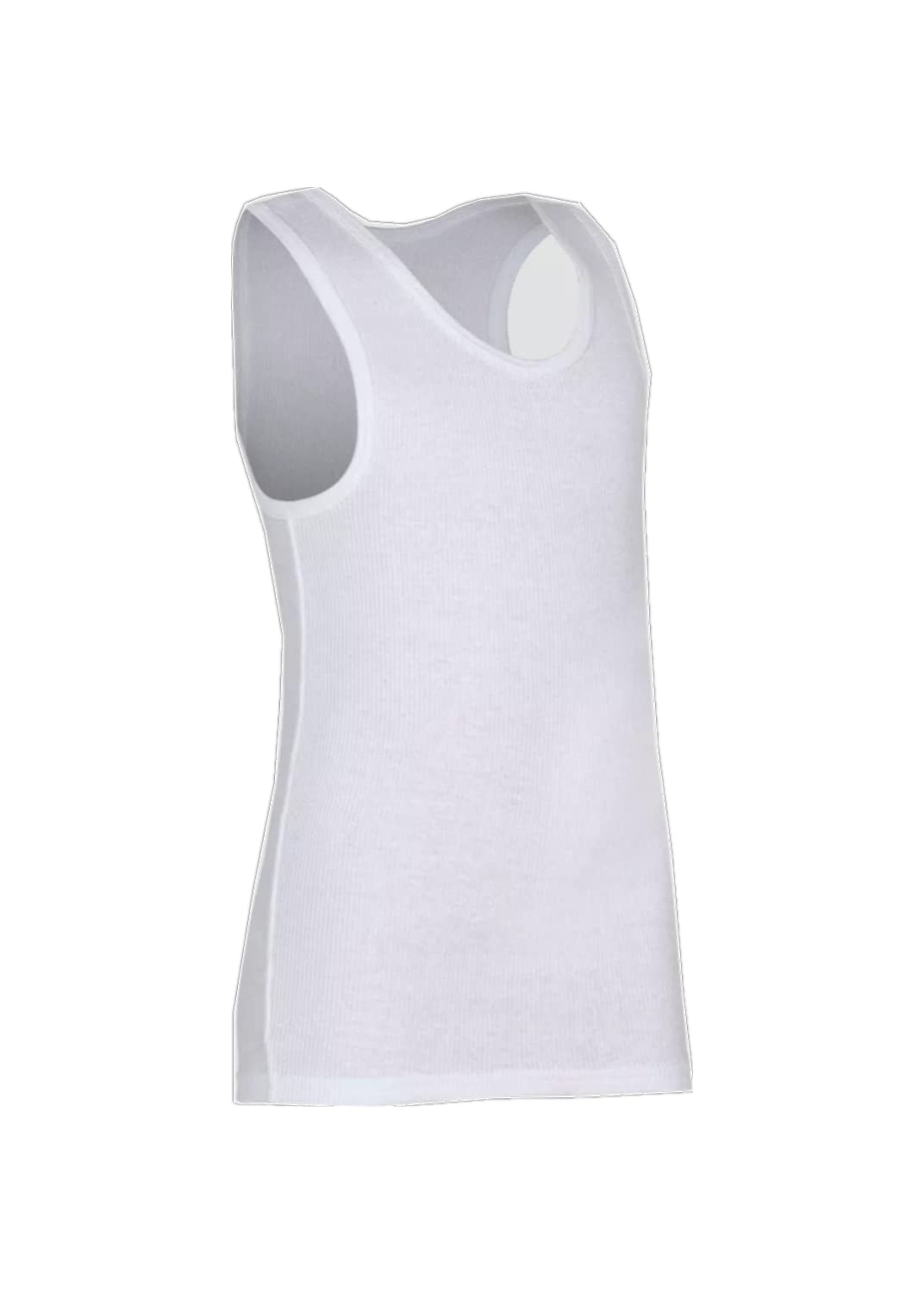 Fruit of the Loom Boys Undershirts 8 Pack White Cotton Tank Tops Size XL