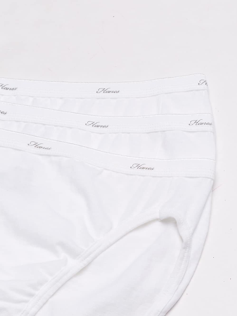 Hanes Women's Breathable Cotton Hi-Cuts Panty, White, 10-Pack, 9