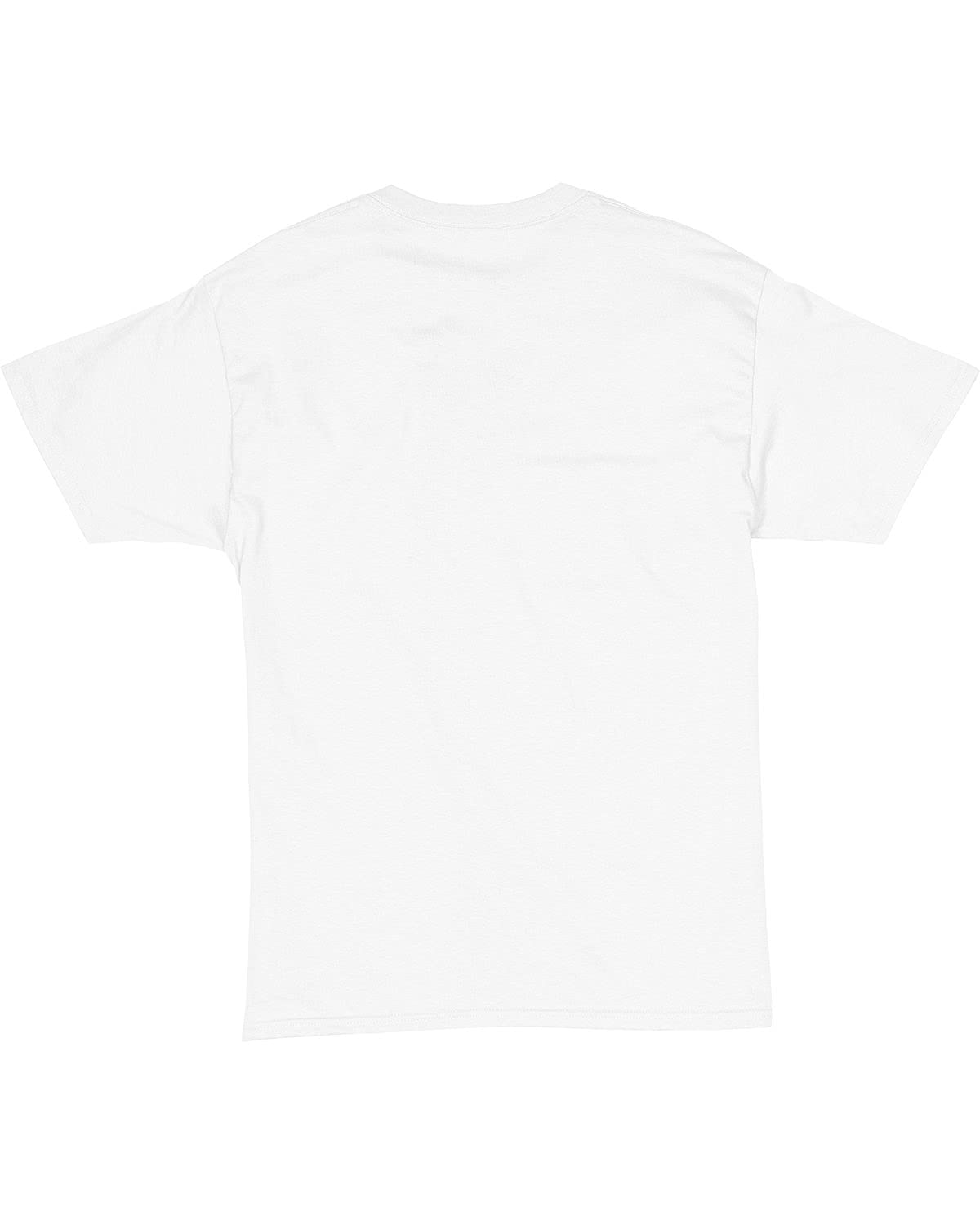 Hanes Men's ComfortSoft Crew T-Shirts 8-Pack, 2135P5/2135M8 (White, Large 42-44)