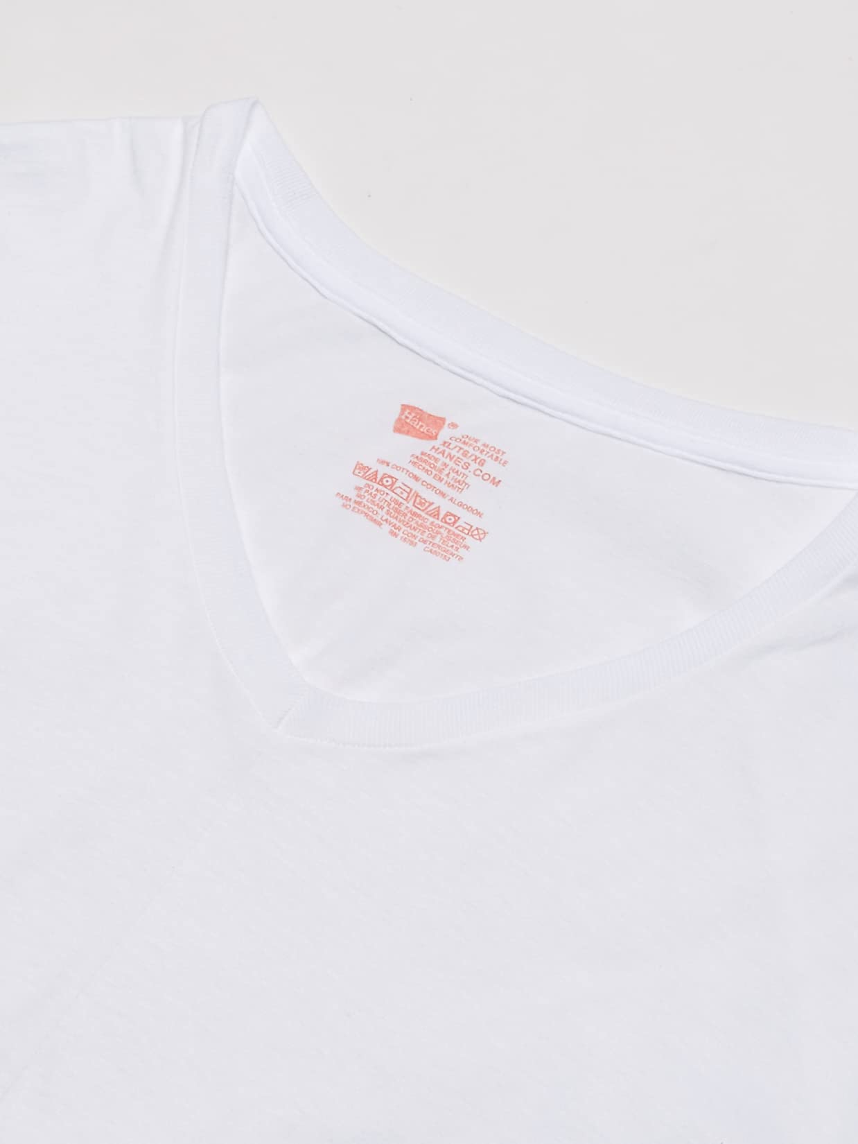 Hanes Ultimate Men's 6-Pack Best V-Neck T-Shirt