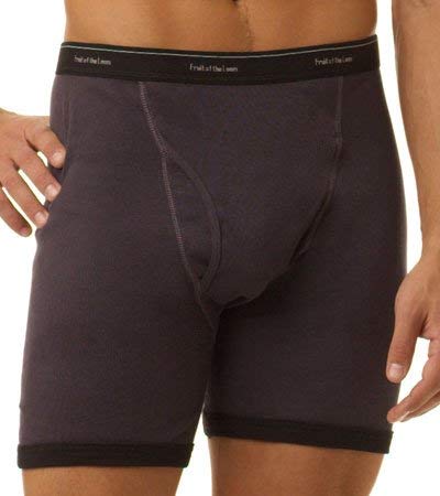 Fruit of the Loom 4-Pack Ringer Boxer Brief 4rel01c (Large)
