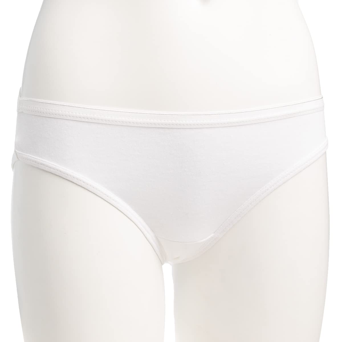 Generic Hanes (12 Pack) 100% Cotton Bikini Underwear Women Panties Sexy Women's Underwear Soft Tagless, White, Large- Size 7
