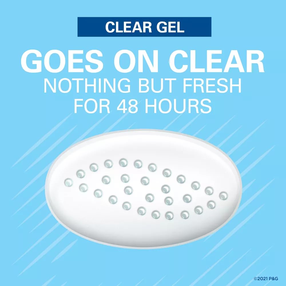 Secret Outlast Outlast XTEND Clear Gel Antiperspirant & Deodorant, Unscented, 2.6 Oz (2 Pack)