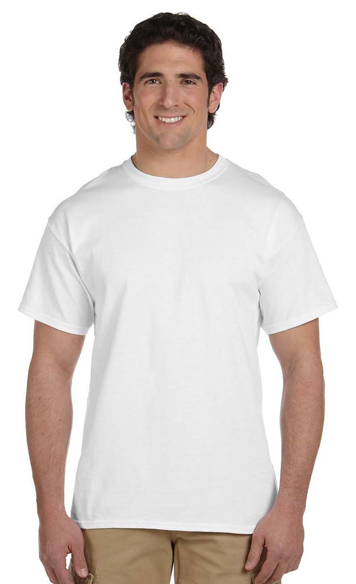 Hanes Classic Big Mens Crew Neck T-Shirt P5, White, Size - 2XL