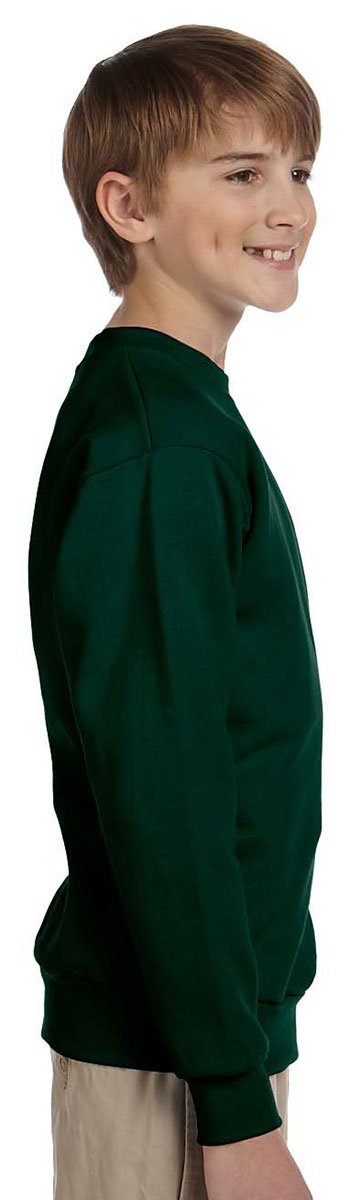 Hanes Black Long Sleeve Youth Sweatshirt