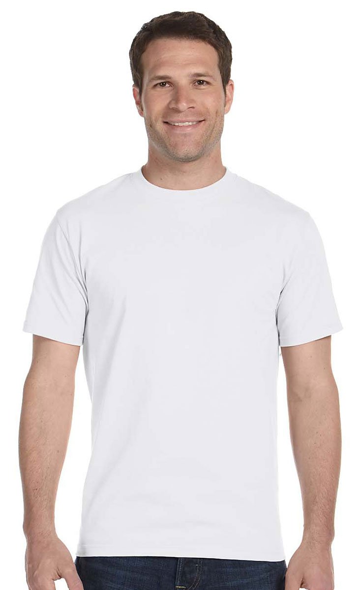 Hanes Men's Tagless ComfortSoft Crewneck T-Shirt (Pack of 10) (White, Large 10-Pack)