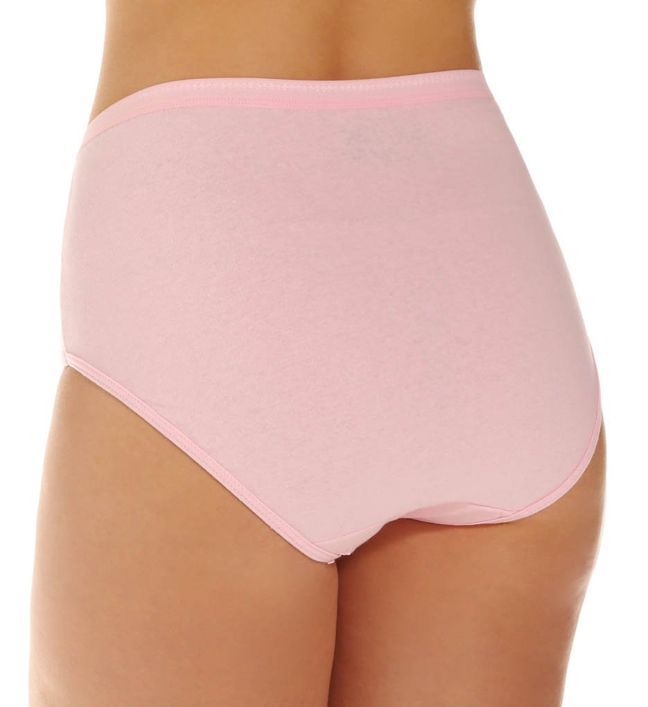 Fruit of the Loom Women's 3 Pack Assorted Cotton Brief Panties, Assorted, 8