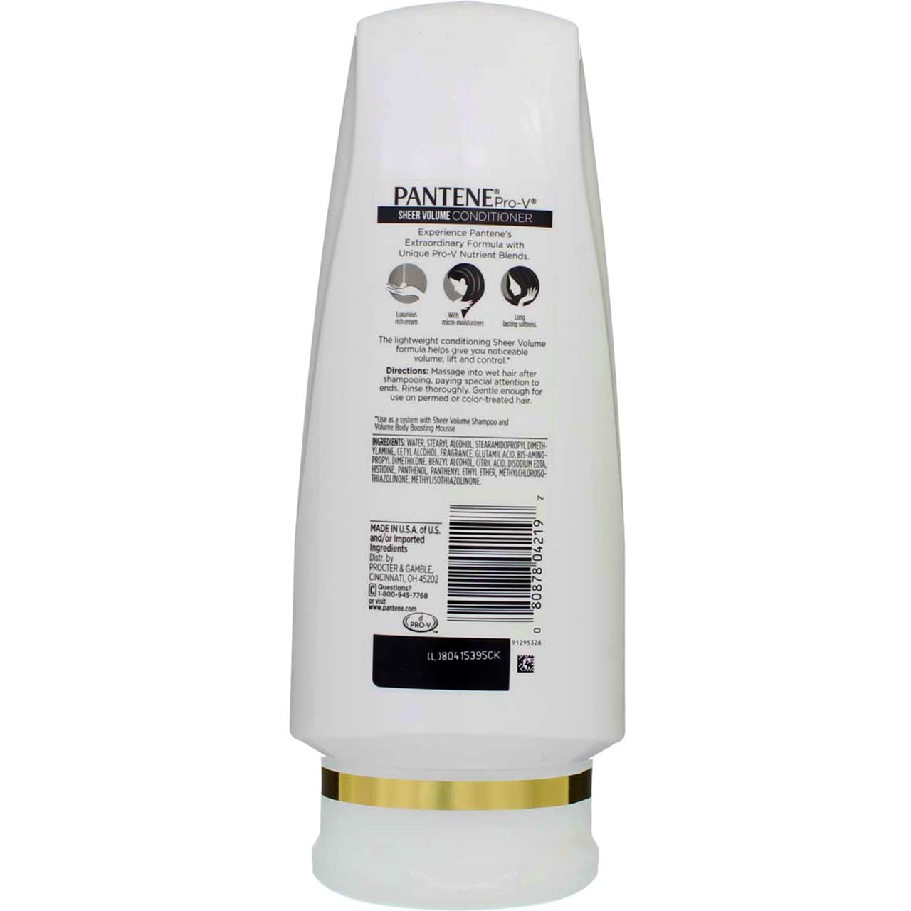 Pantene CD Fine Flt Vol Size 12.0Z Conditioner Fine Flt Volume 12oz