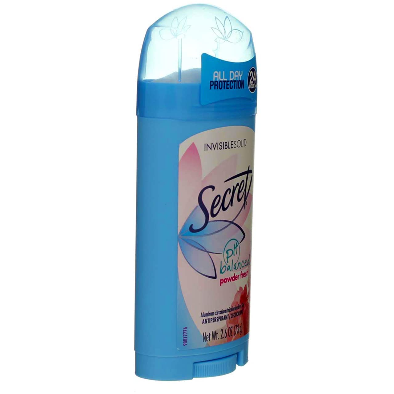 Secret Invisible Solid Antiperspirant and Deodorant, Powder Fresh, 2.6 Ounce (Pack of 6)