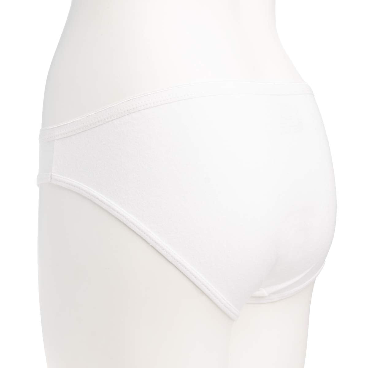 Generic Hanes (12 Pack) 100% Cotton Bikini Underwear Women Panties Sexy Women's Underwear Soft Tagless, White, Large- Size 7