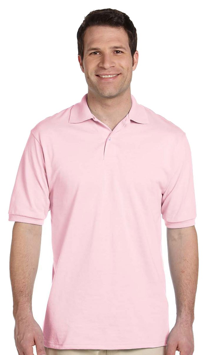 Jerzees mens 437 polo shirts, Light Blue, 2X US