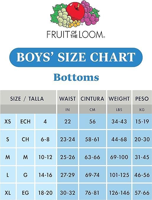 Fruit of the Loom Boys Boxer Briefs Solids and Prints (US, Alpha, Small, Regular, MultiColor)