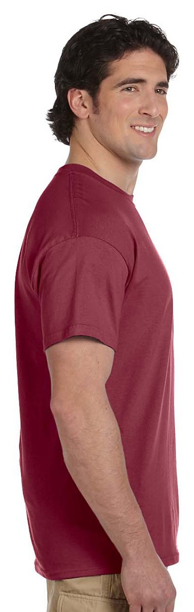 Hanes 50/50 Short Sleeve T - ORANGE - Medium
