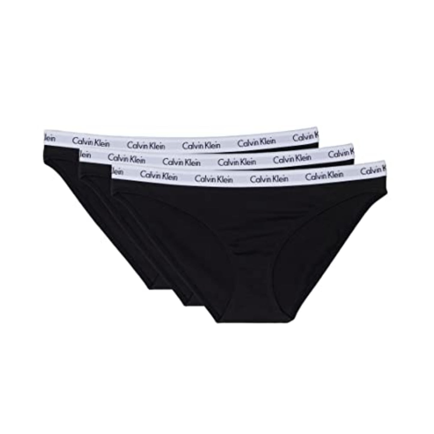 Calvin Klein Carousel 3-Pack Bikini Black/White/Pastel Lilac XL (Women's 16)