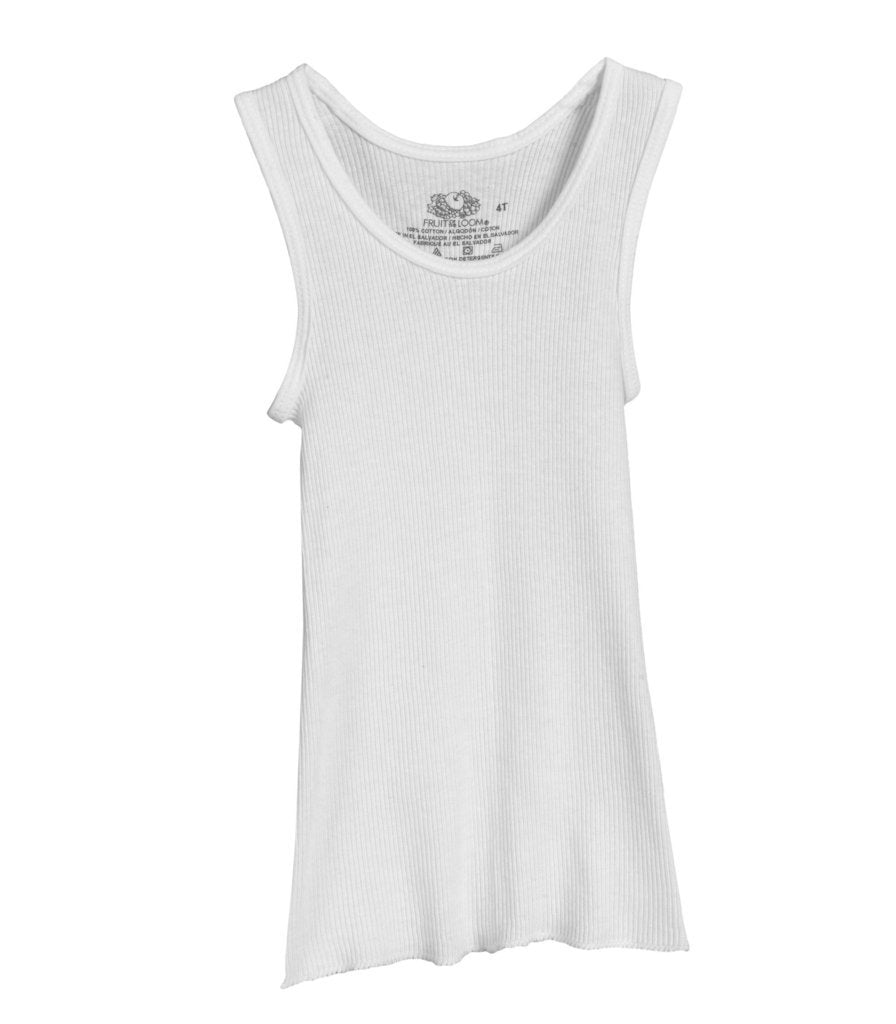 Fruit of the Loom Big Boys' A-shirt, White, size Medium(Pack of 5)
