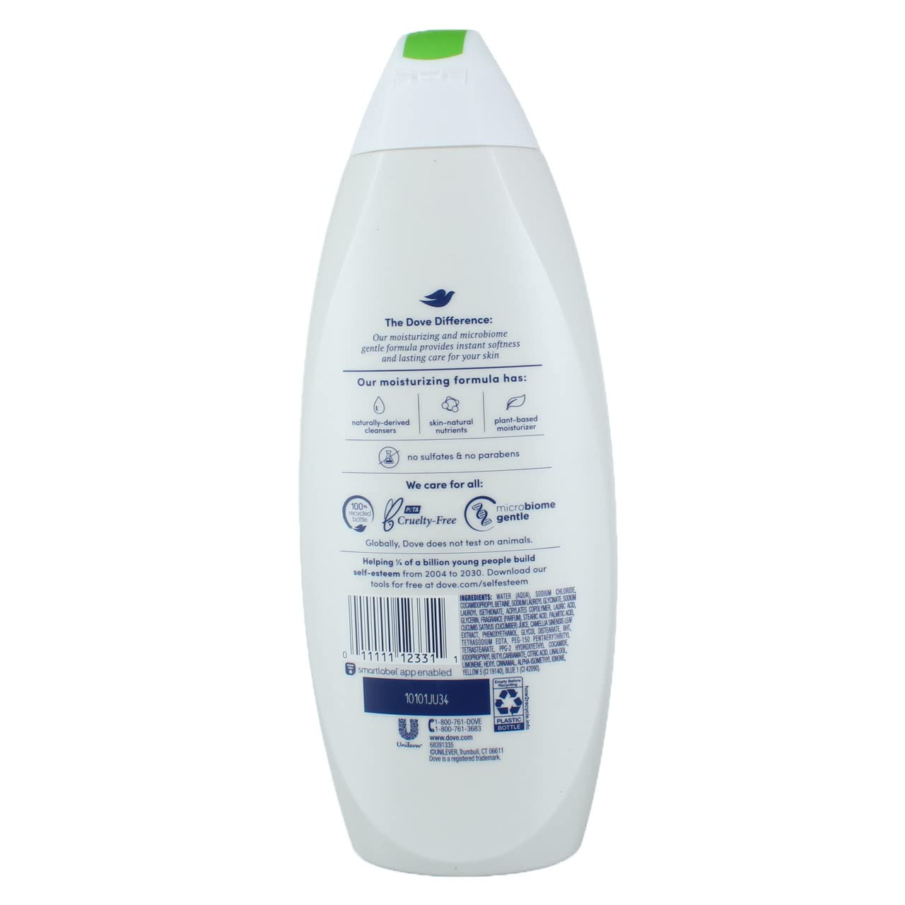 Dove go fresh Body Wash Cucumber and Green Tea 22 oz ( Pack of 6)
