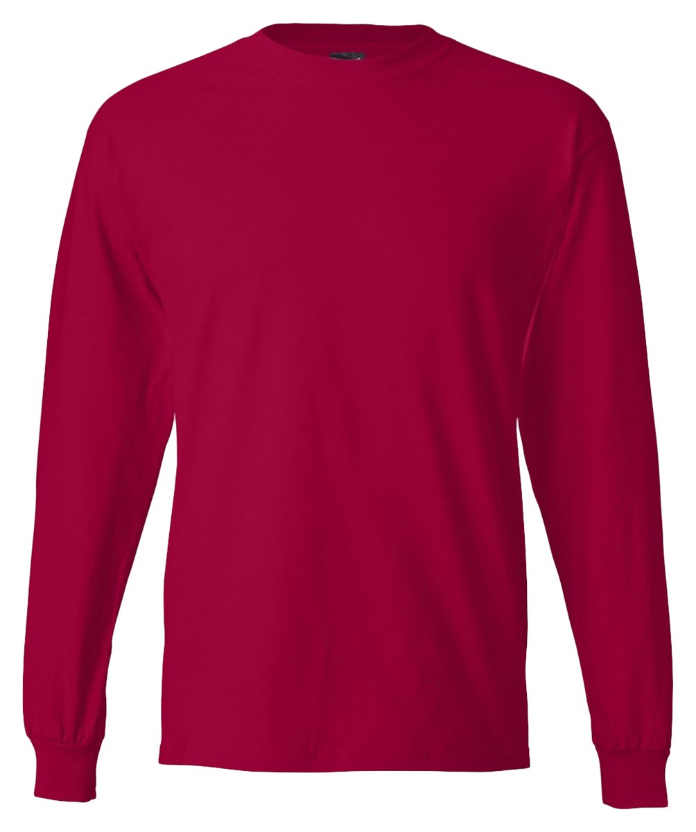 Hanes Adult Beefy-T Long-Sleeve T-Shirt