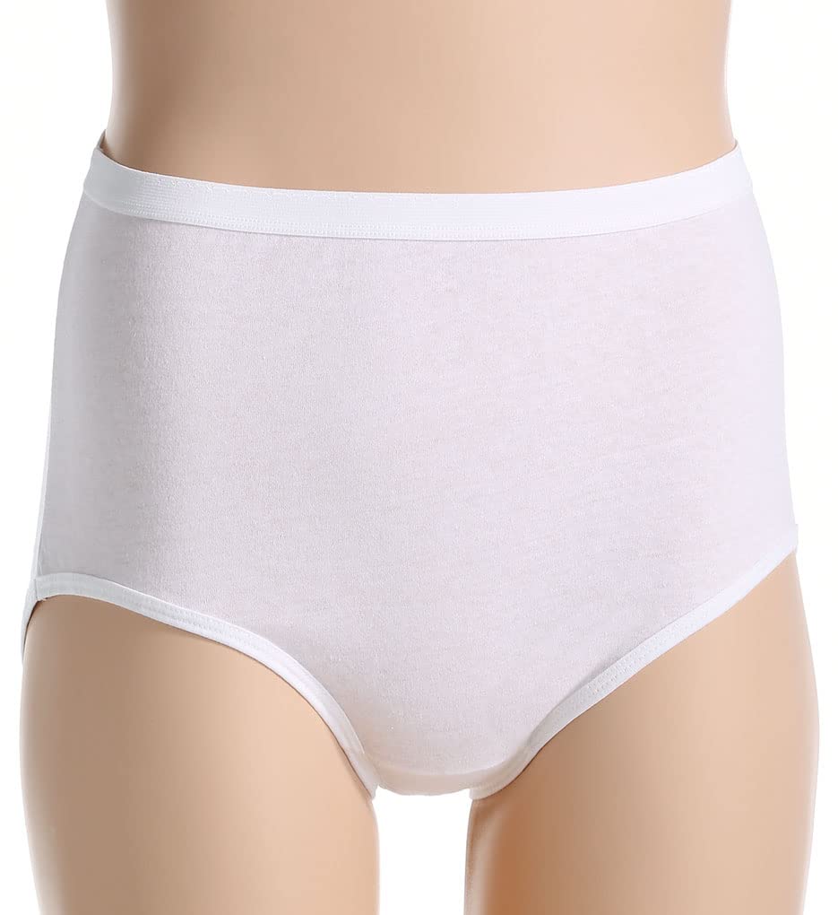 Fruit of the Loom Women's Fit for Me Plus Size Cotton Brief Panties - 3 Pack 3DBRASP, Assorted, 13