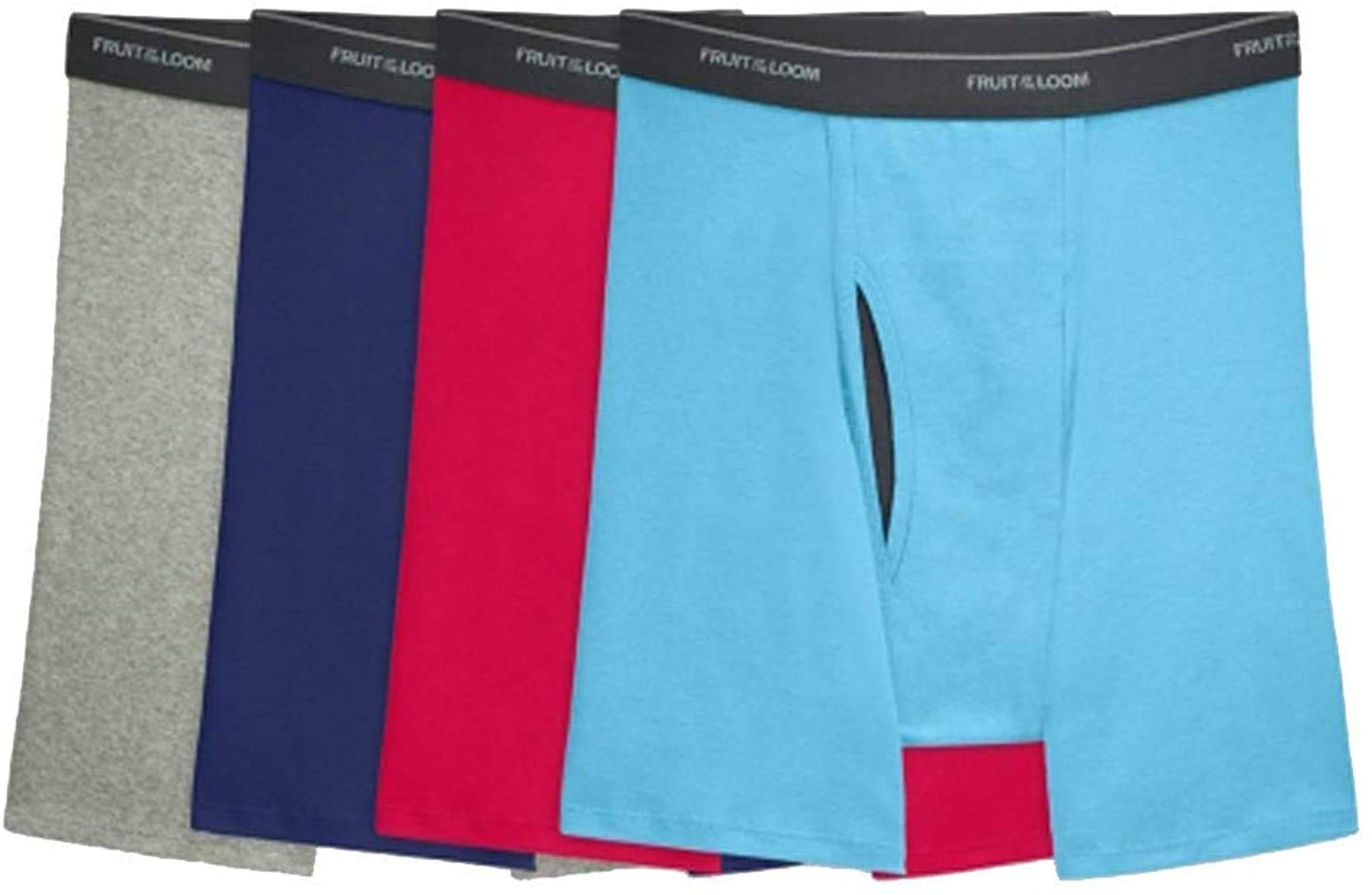 Fruit Of The Loom Mens Coolzone Boxer Brief 4 Pack, 2XL, Assorted