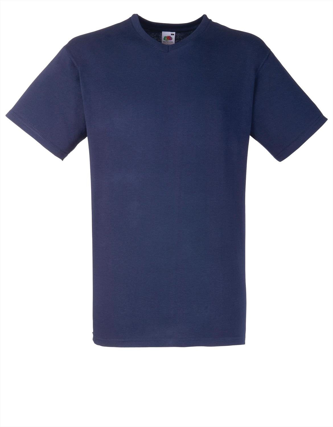 Fruit of the Loom Mens Short Sleeve V-Neck Tee White XL