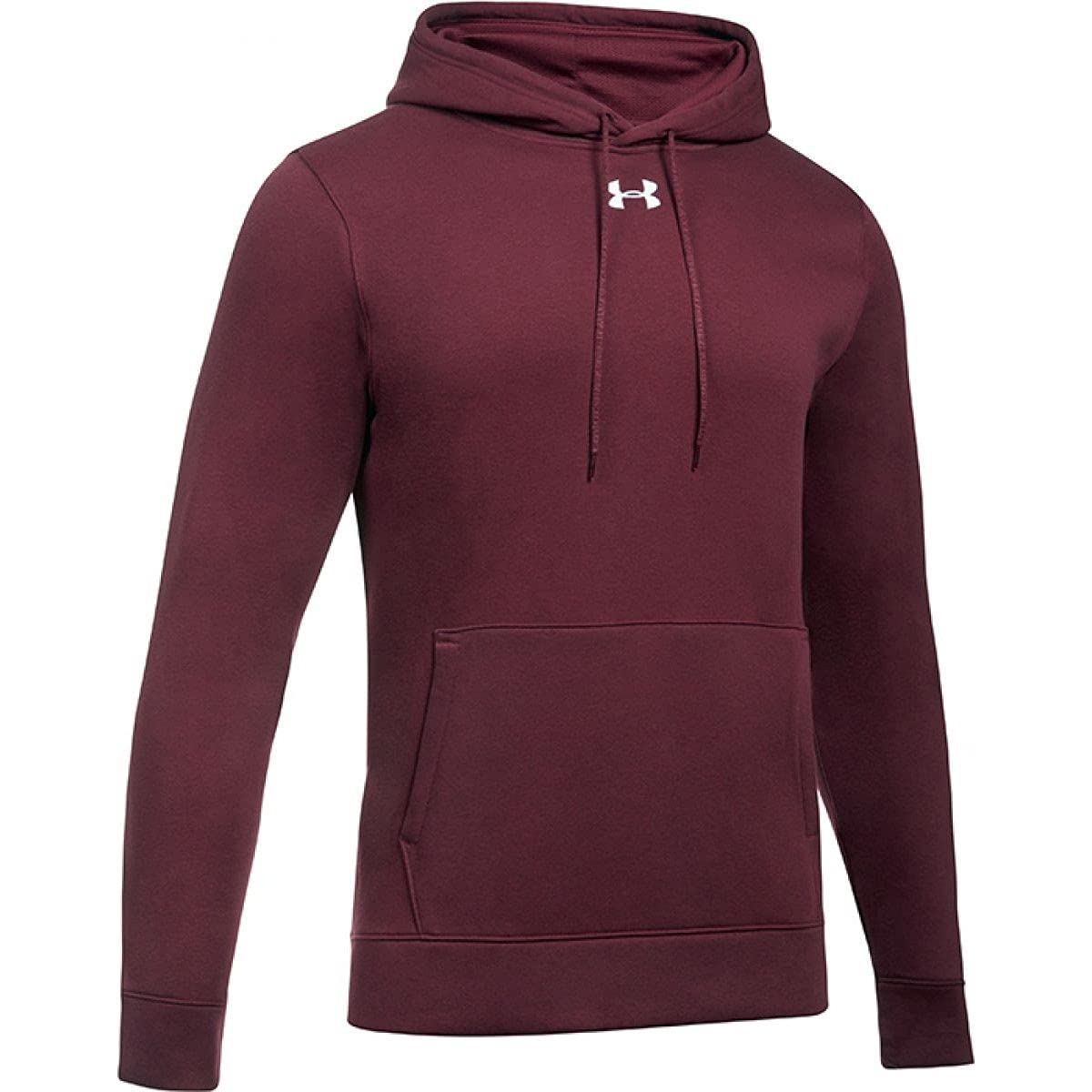 Under Armour Men's UA Hustle Fleece Hoodie LG Red