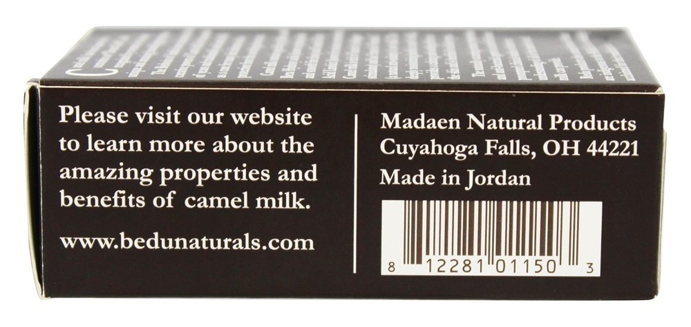 One/N Soap Bedu African Size 4z One With Nature Bedu Camel Milk Soap African Black 4z