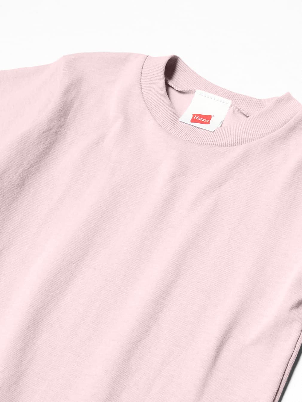 Hanes Toddler Boys' Essentials Short Sleeve T-shirt Value Pack (3-pack), Pale Pink, 4T
