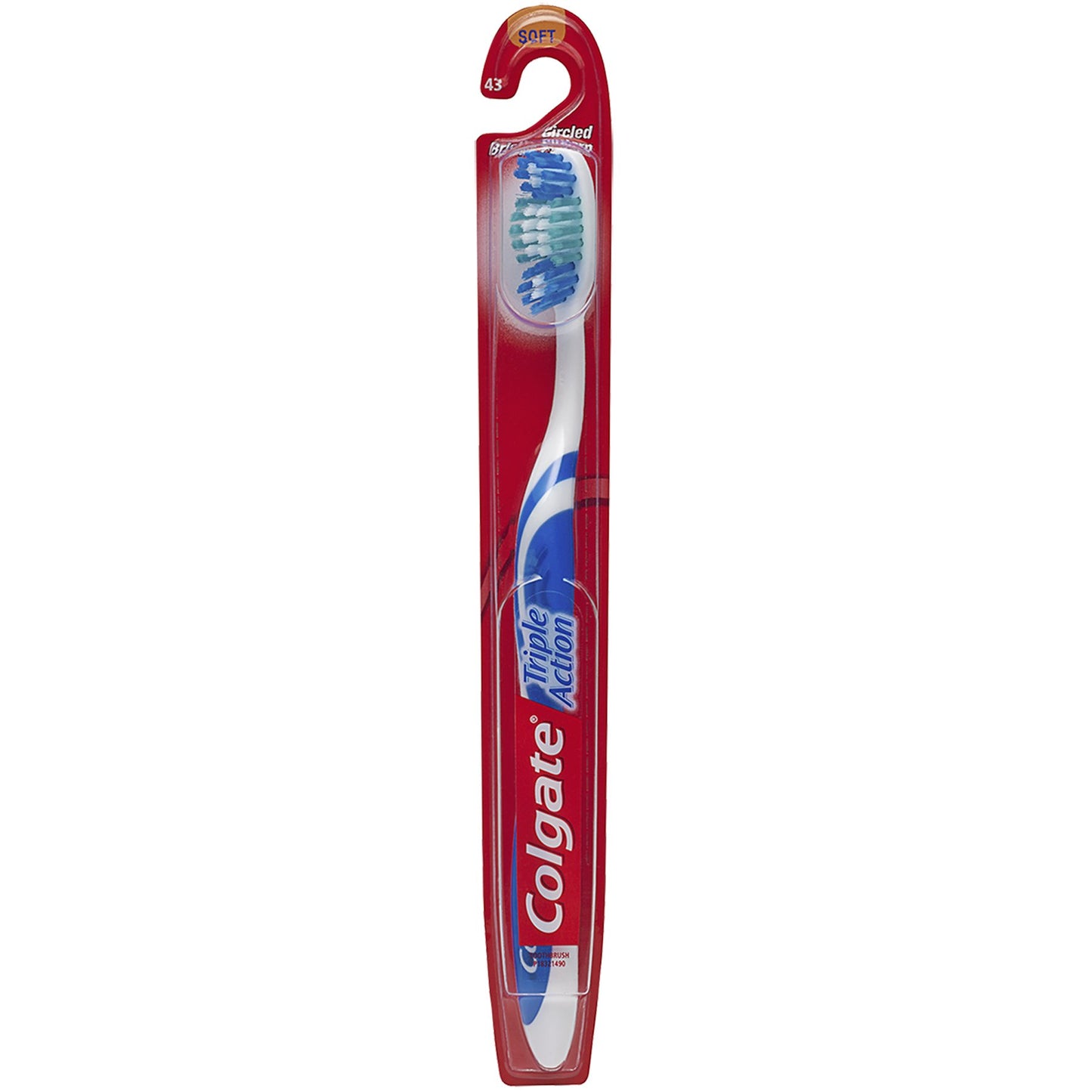 Colgate Triple Action Toothbrush with Tongue Cleaner - Soft (6 Pack)