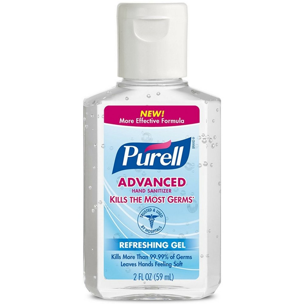 Purell Advanced Hand Sanitizer Refreshing Gel 2 oz (Pack of 12)