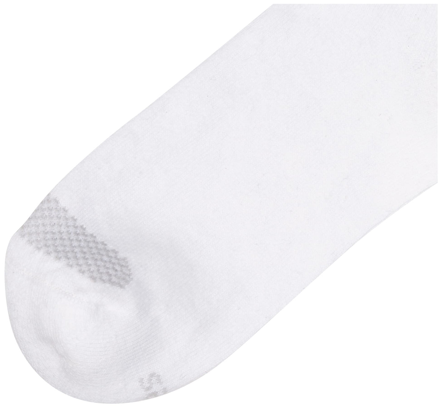 Hanes-womens Cool Comfort Toe Support Ankle Socks, 6-pair Pack Casual Sock, White/Grey Vent, One Size US