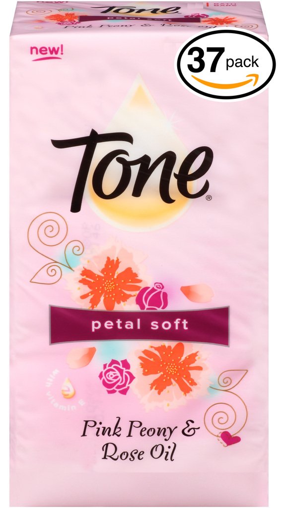 (PACK OF 37 BARS) Tone Soap Bath Bar, Pink Peony & Rose Oil. COCOA BUTTER, BOTANICALS & VITAMIN-E. Rich & Creamy Lather! Great for Hands, Face & Body! (37 Bars of Soap, 4.25oz Each Bar)