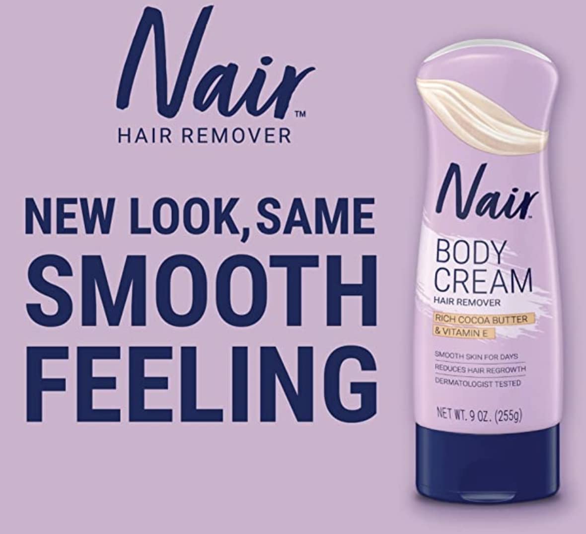 Nair Hair Remover Lotion Cocoa Butter & Vitamin E 255g by Nair