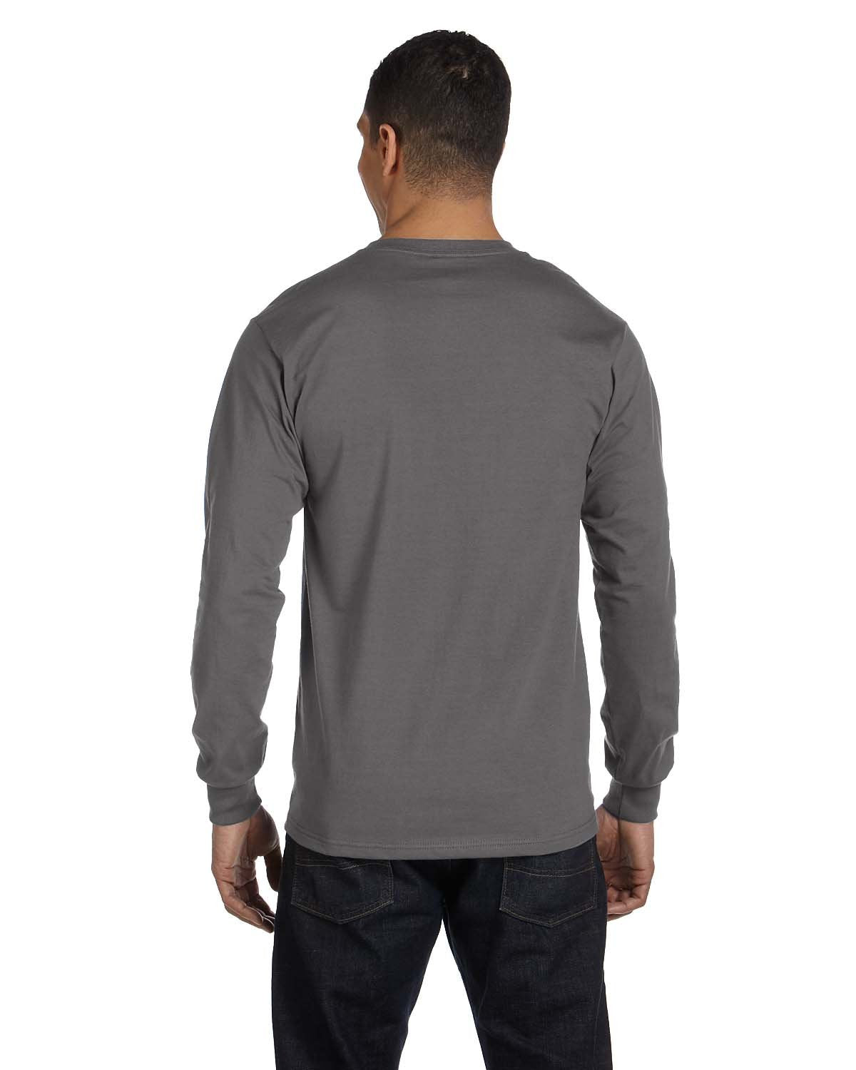 Hanes mens 5186 athletic shirts, Smoke Grey, X-Large US