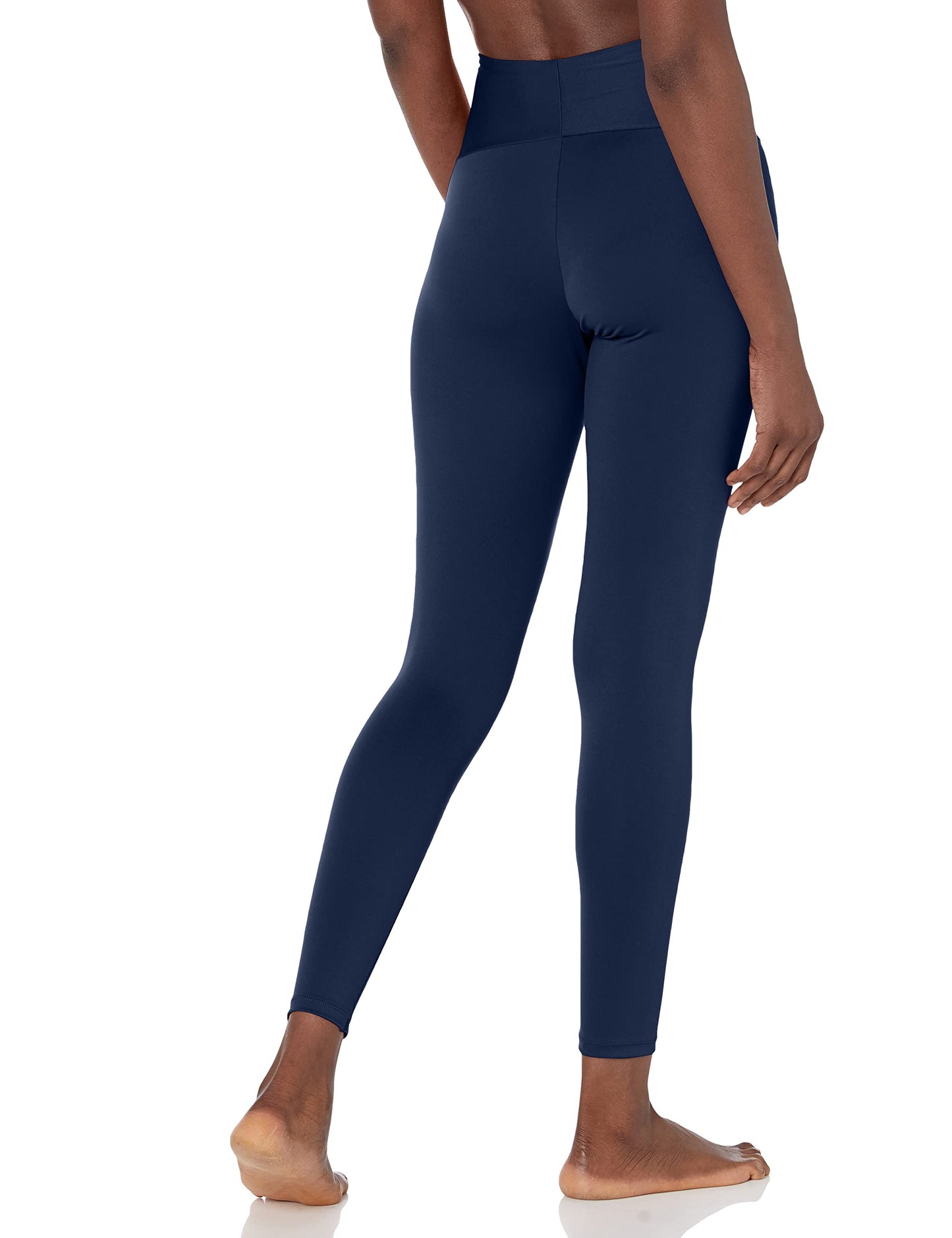 Bali Women's B Kind Hi Waist Smoothing Full Legging DF2005, Black, Small