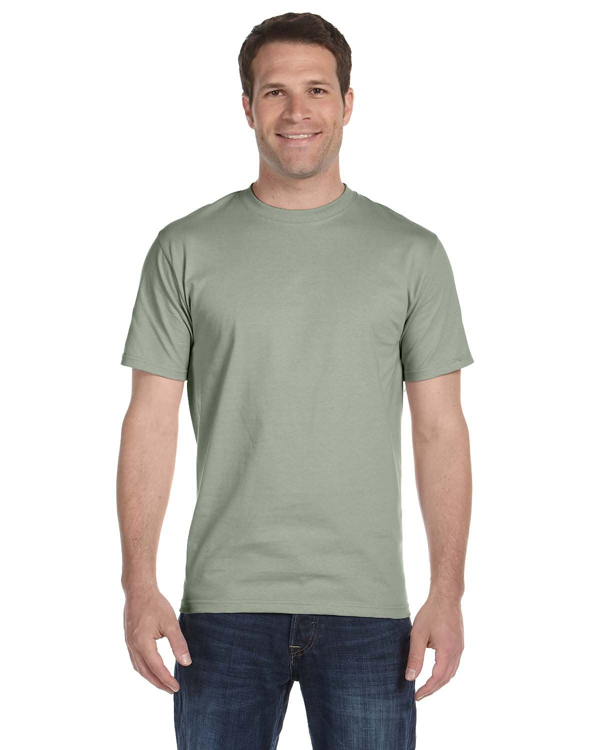 Hanes mens 5180 fashion t shirts, Stonewash Green, Small US
