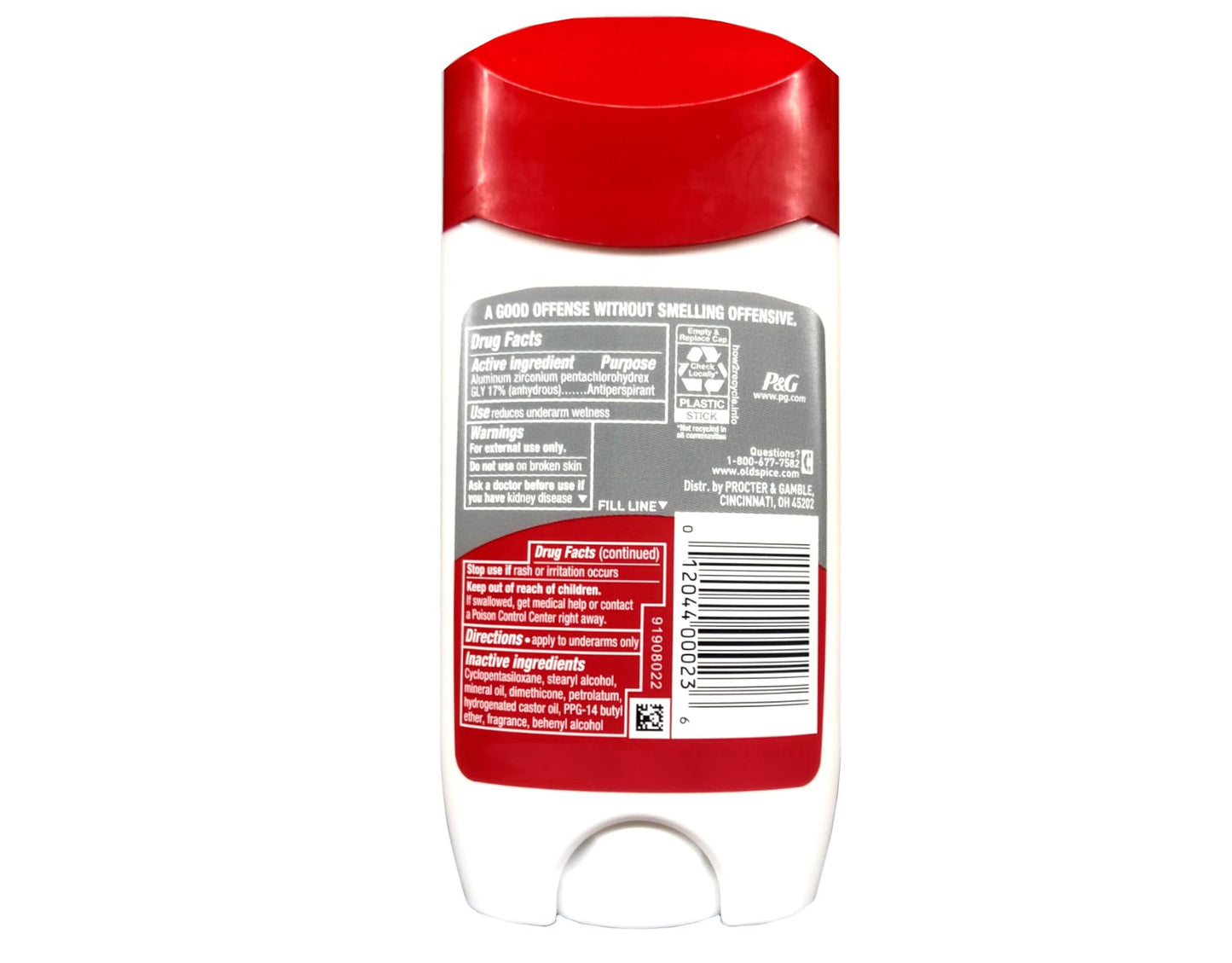 Old Spice Deodorant 3 Ounce Original Solid (88ml) (6 Pack)