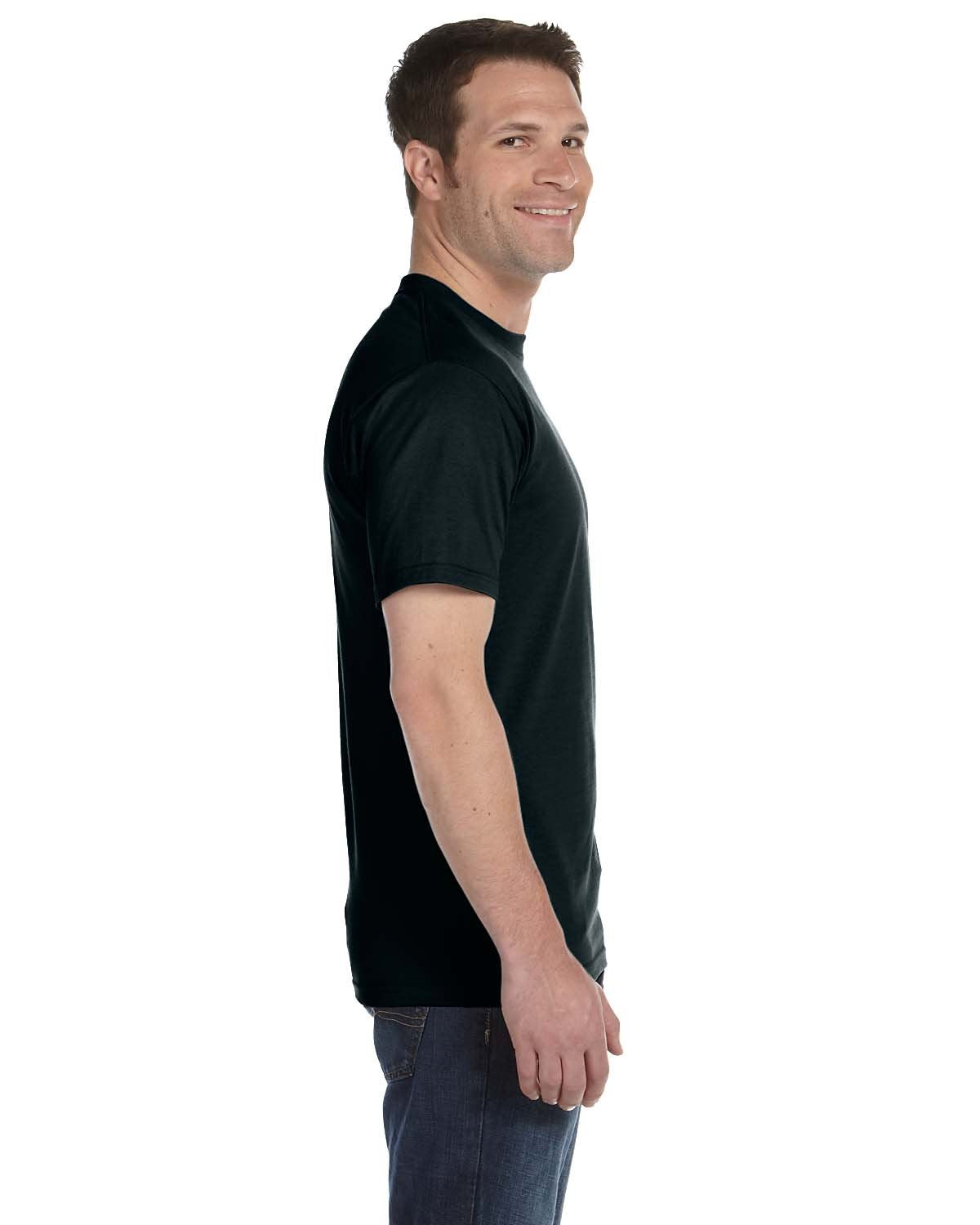 Hanes Classics Men's Traditional Fit Dyed Black Crewneck Undershirt