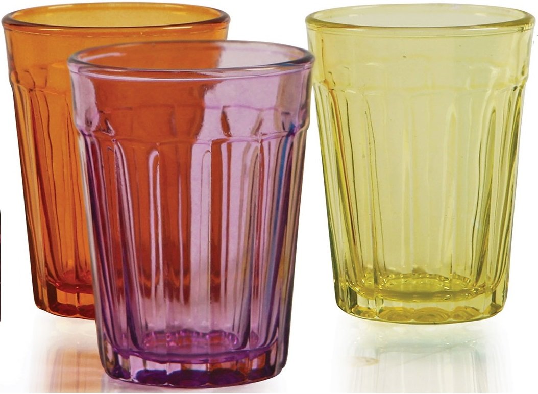 Circleware Skyline Whiskey Shot Glasses, Set of 6, Fun Heavy Base Home and Kitchen Entertainment Beverage Drinking Glassware for Liquor and Bar Barrel Dining Décor Cups, 2 oz