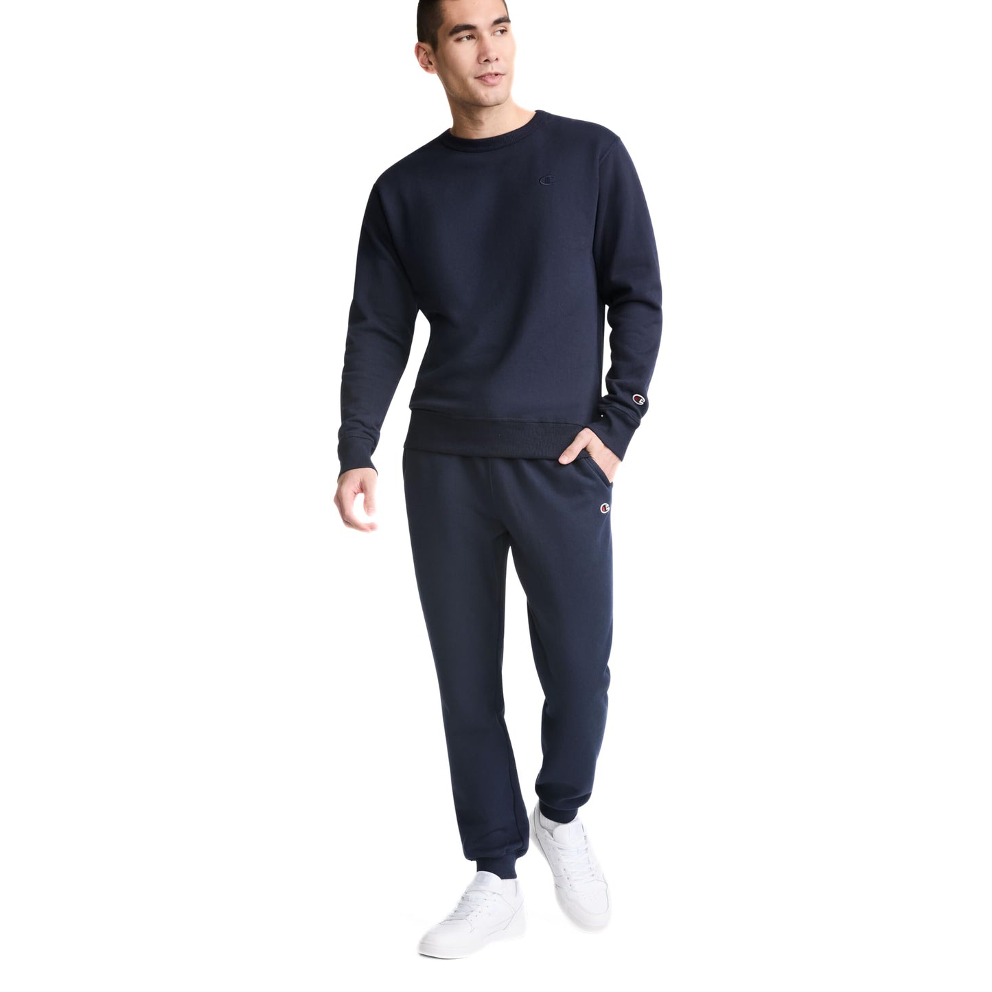 Champion Men's Crewneck, Powerblend Fleece Sweatshirt, Crewneck Sweatshirts(Reg. or Big & Tall)