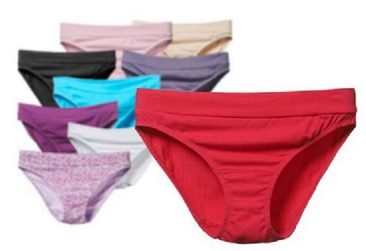 Fruit of the Loom Pack of Women's Stretch Bikini Panties (9 Pack Assorted, XX-Large (9))
