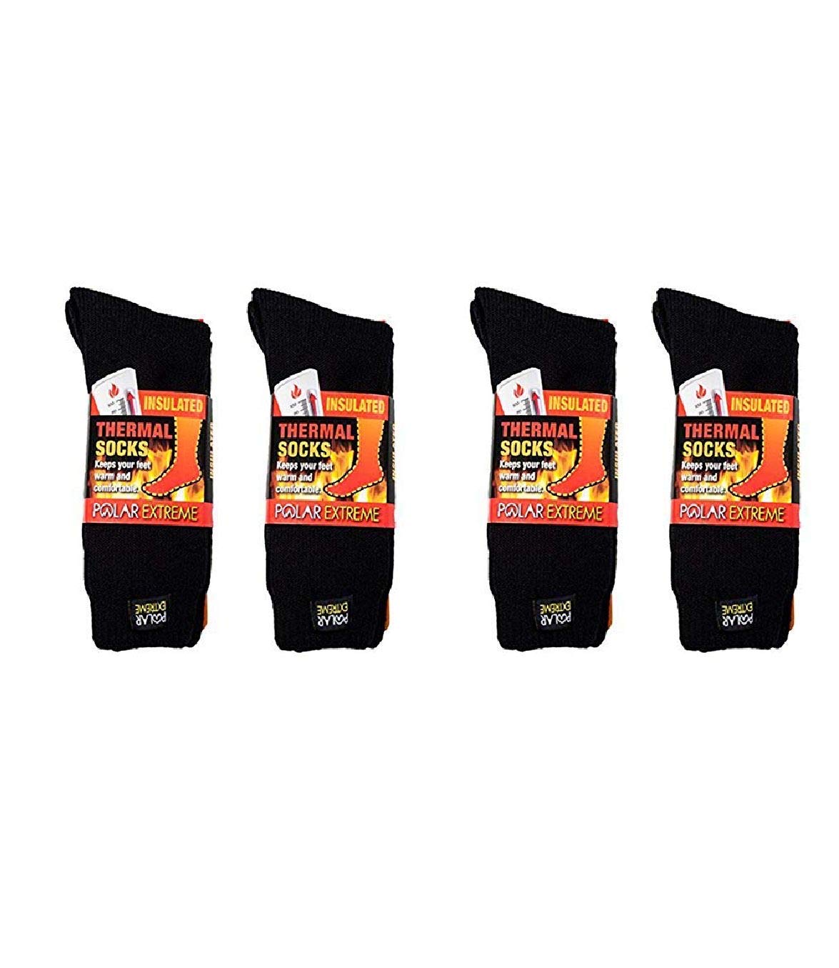 Polar Extreme Men's Thermal Sock Pack of 4