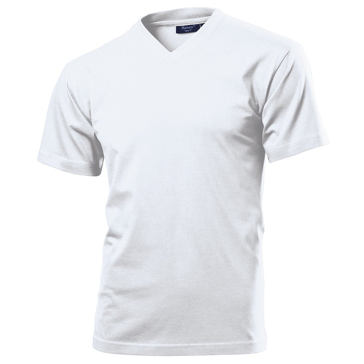 Hanes Men's 4-Pack FreshIQ Assorted V-Neck (Small, White)