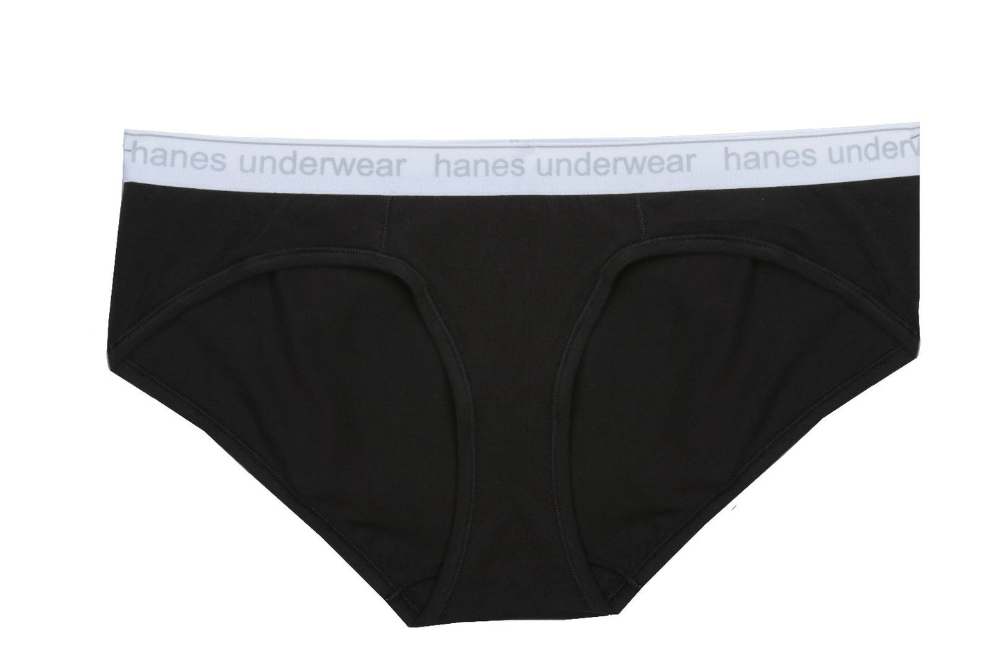 Hanes Premium Boyfriend Cotton Bikinis Exposed Waistband(6Pack), Assorted, S